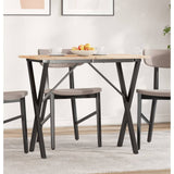 Vidaxl eettafelpoten x-frame 80x40x73 cm staal
