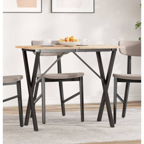 Vidaxl eettafelpoten x-frame 80x40x73 cm staal