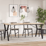 Vidaxl eettafelpoten y-frame 180x80x73 cm staal