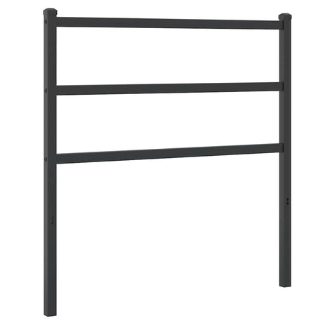 Vidaxl vervangend hoofdbord 90 cm metaal zwart
