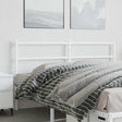 Vidaxl vervangend hoofdbord 150 cm metaal wit