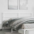 Vidaxl vervangend hoofdbord 193 cm metaal wit