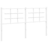 Vidaxl vervangend hoofdbord 150 cm metaal wit