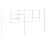 Vidaxl vervangend hoofdbord 180 cm metaal wit