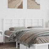 Vidaxl vervangend hoofdbord 193 cm metaal wit