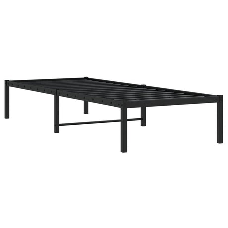 Vidaxl bedframe metaal zwart 80x200 cm
