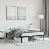Vidaxl bedframe metaal zwart 135x190 cm