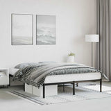 Vidaxl bedframe metaal zwart 160x200 cm