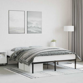 Vidaxl bedframe metaal zwart 160x200 cm