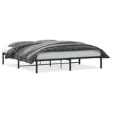Vidaxl bedframe metaal zwart 183x213 cm
