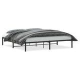 Vidaxl bedframe metaal zwart 200x200 cm