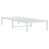 Vidaxl bedframe metaal wit 75 x 190 cm