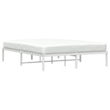Vidaxl bedframe metaal wit 150x200 cm