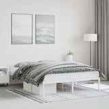 Vidaxl bedframe metaal wit 160x200 cm