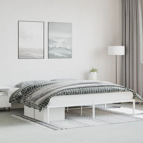 Vidaxl bedframe metaal wit 200x200 cm