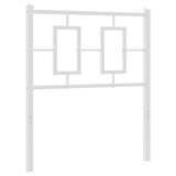 Vidaxl vervangend hoofdbord 75 cm metaal wit