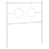 Vidaxl vervangend hoofdbord 75 cm metaal wit