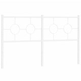 Vidaxl vervangend hoofdbord 160 cm metaal wit