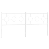 Vidaxl vervangend hoofdbord 193 cm metaal wit