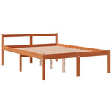 Vidaxl seniorenbed massief grenenhout wasbruin 120x200 cm
