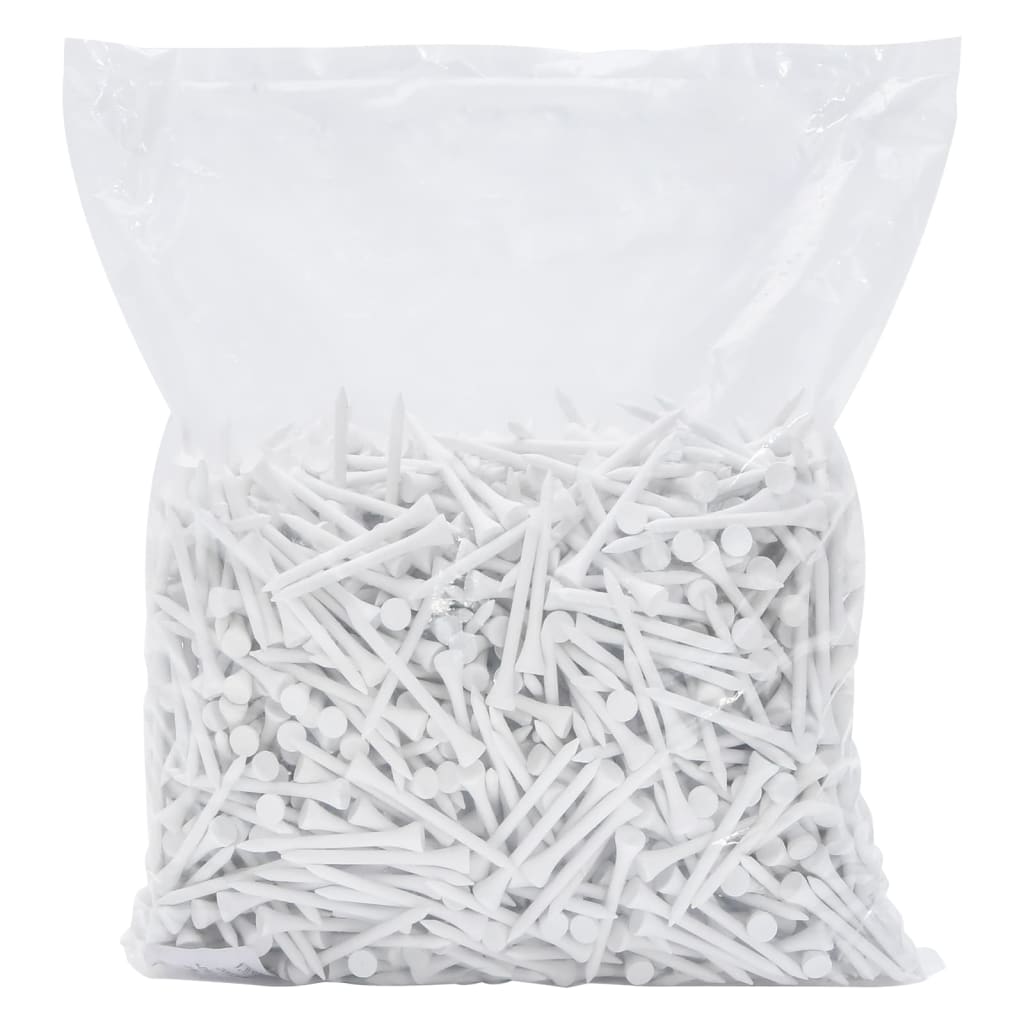 Vidaxl 1000 St Wavtes 54 mm bambus biały