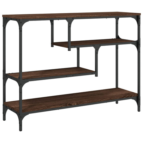 Vidaxl wandtafel 100x30x75 cm bewerkt hout bruin eikenkleur