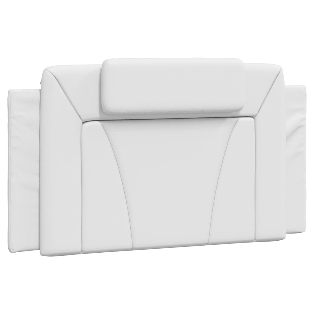 Vidaxl hoofdbordkussen viana wit 100 cm kunstleer