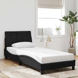 Vidaxl bedframe zonder matras hanko fluweel zwart 90x190 cm