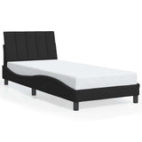 Vidaxl bedframe zonder matras hanko fluweel zwart 90x200 cm