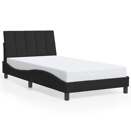 Vidaxl bedframe zonder matras hanko 100x200 cm fluweel zwart