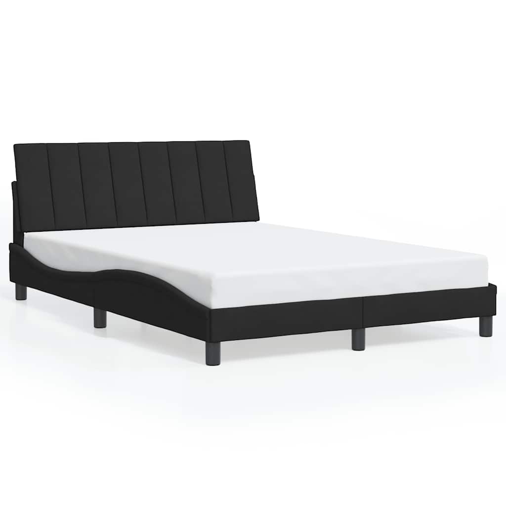 Vidaxl bedframe zonder matras hanko 120x200 cm fluweel zwart