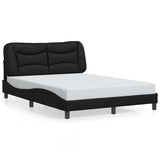 Vidaxl bedframe zonder matras hvar kunstleer zwart 120x200 cm