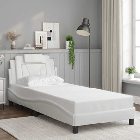 Vidaxl bedframe viana zonder matras kunstleer wit 80x200 cm