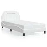 Vidaxl bedframe viana zonder matras kunstleer wit 100x200 cm