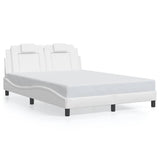 Vidaxl bedframe viana zonder matras kunstleer wit 140x190 cm