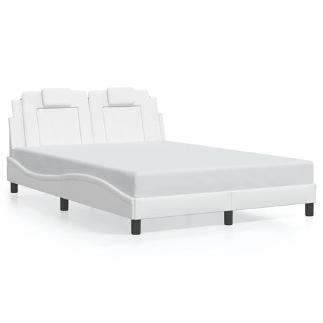 Vidaxl bedframe viana zonder matras kunstleer wit 140x200 cm