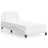 Vidaxl bedframe zonder matras zadar kunstleer wit 80x200 cm