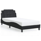 Vidaxl bedframe zonder matras zadar kunstleer zwart 90x200 cm