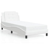 Vidaxl bedframe zonder matras zadar kunstleer wit 100x200 cm