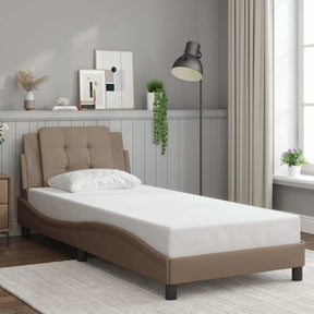 Vidaxl bedframe zonder matras zadar cappuccinokleurig 100x200 cm