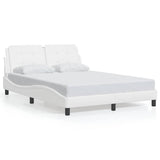 Vidaxl bedframe zonder matras zadar kunstleer wit 140x200 cm