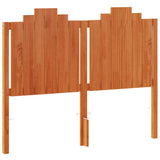 Vidaxl hoofdbord 135 cm massief grenenhout wasbruin