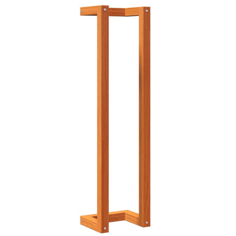 Ręcznik ręcznika vidaxl 23x18x90 cm stałego sosny prania brązowy