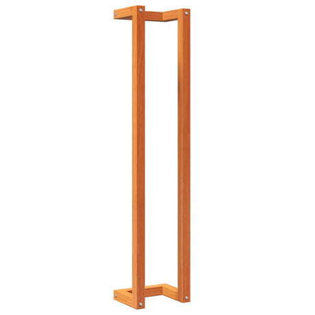 Ręcznik ręcznika vidaxl 23x18x110 cm stałego sosny prania brązowy