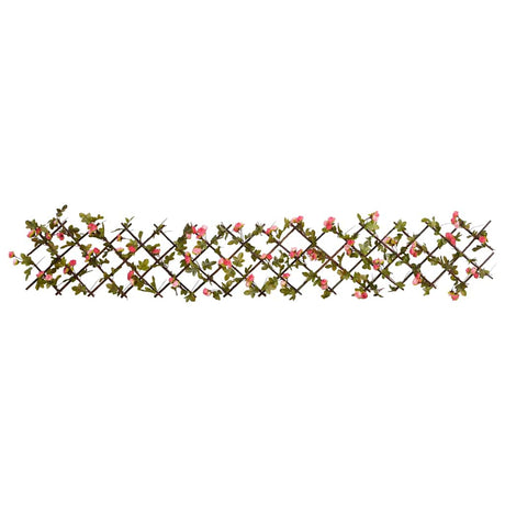 Sztuczny bluszcz Vidaxx na kratce rozkładanej 180x20 cm ciemnoróżowy