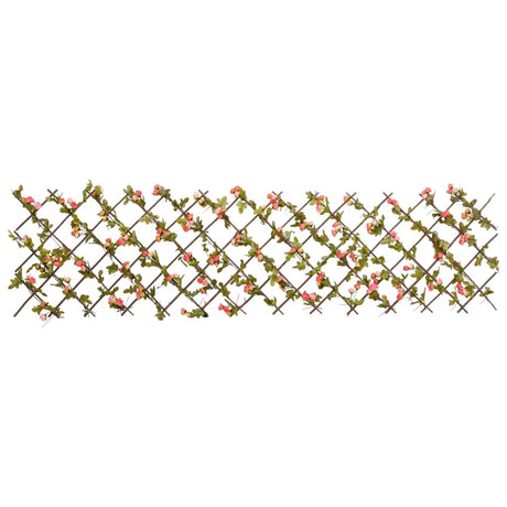 Sztuczny bluszcz Vidaxx na kratce rozkładanej 180x60 cm ciemnoróżowy