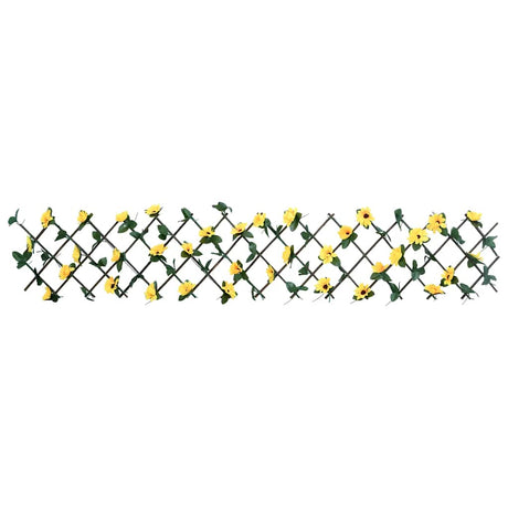 Sztuczny bluszcz Vidaxx na kratce rozkładanej 180x20 cm żółty