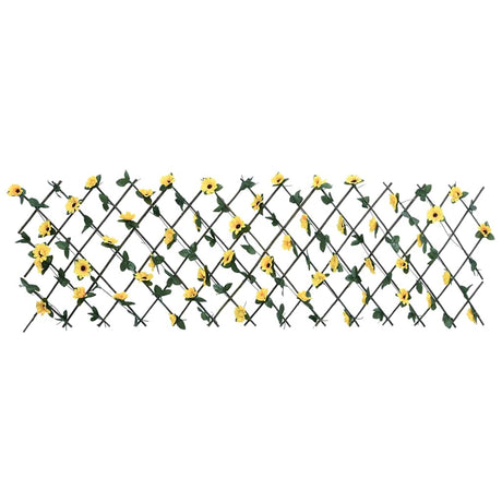 Sztuczny bluszcz Vidaxx na kratce rozkładanej 180x60 cm żółty
