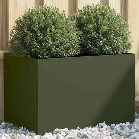 Sadzarka Vidaxx 62x40x39 cm stalowa oliwkowa