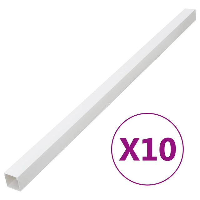 Kanał kablowy Vidaxxl 50x25 mm 10 m PVC